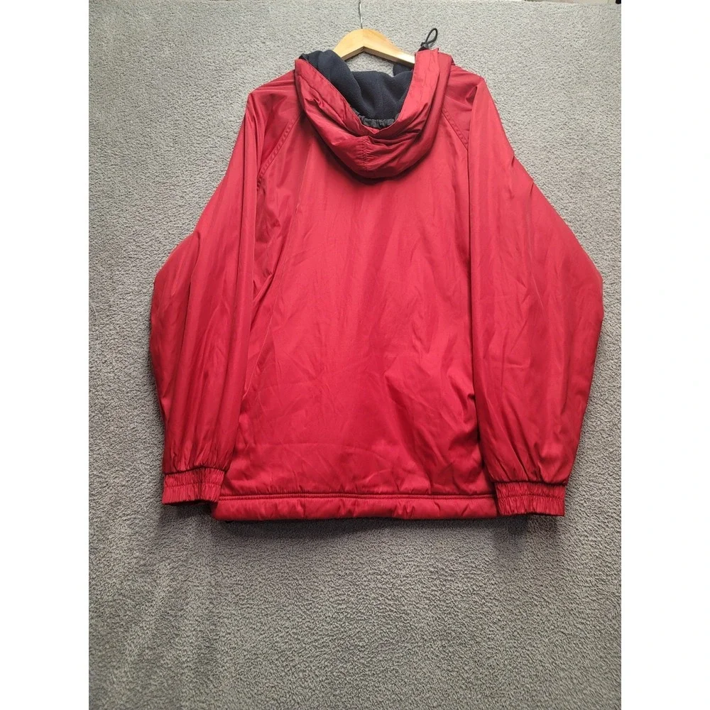 Abercrombie Performance Red‎ Hooded Fleece Lined Jacket Men's M – Made in Korea